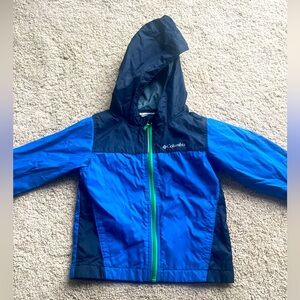 Columbia Wind Breaker Jacket - Boys Kids Size 4T Blue